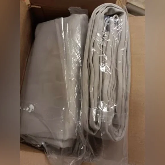 Sun Zero Oslo Home Theater 100% Blackout Rod Pocket Curtain Panel Set of 2 - Picture 6 of 7